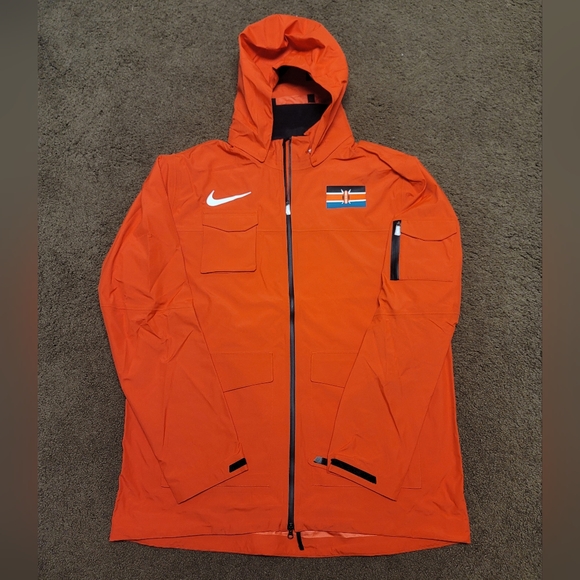 Nike Pro Elite Kenya Team Issued Storm-Fit ADV Jacket Red Mens